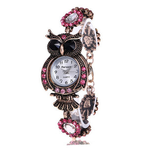 Open image in slideshow, Owl Fashion Women Bracelet Watch
