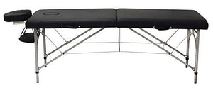 Open image in slideshow, Ultra Light Weight Supreme Edition Massage Table with Aluminium Frame in Black
