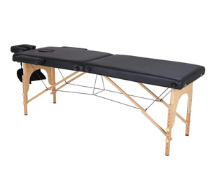 Open image in slideshow, AOSUN Professional Portable Massage Table Folding Massage Bed With Carrying Case For Salon SPA,Black
