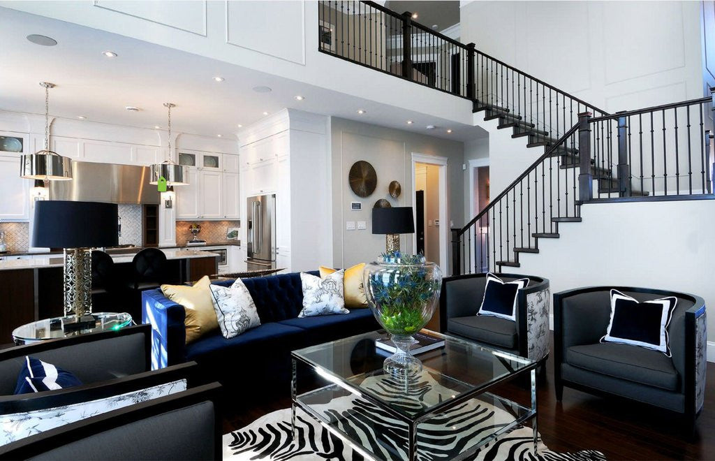 Zebra Print Cowhide Rug (Off-White) - L