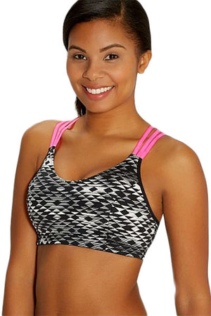 Open image in slideshow, Ethnic Print Sport Bra
