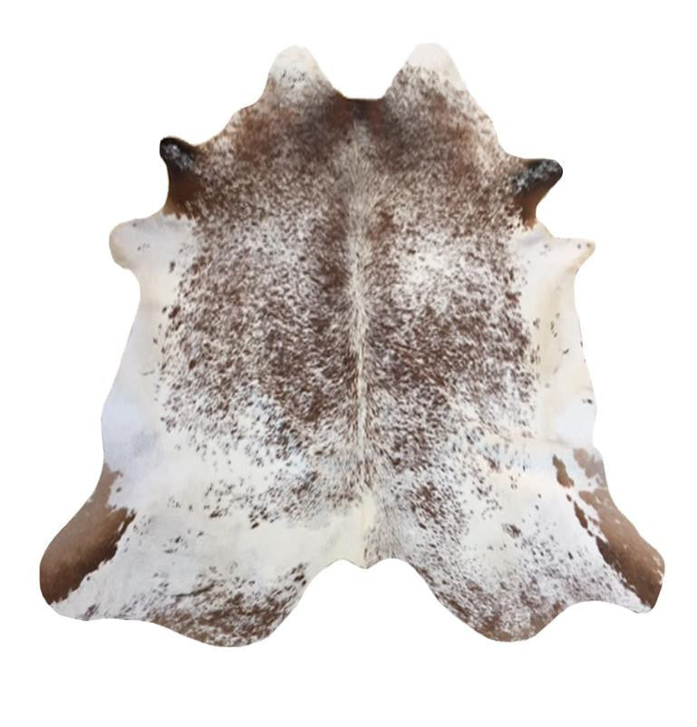 Salt & Pepper Cowhide Rug (Brown) - XL
