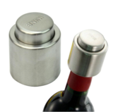 RED WINE SILVER STAINLESS STEEL VACUUM SEALED BOTTLE SPOUT FREE + SHIPPING