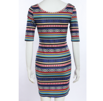 Women's New Vintage Summer 2016 Hip Slim Dress