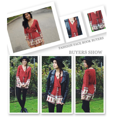 New Boho Jumpsuit V-Neck Romper Bodysuit