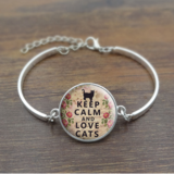 FREE KEEP CALM AND LOVE CATS BRACELET FLASH SALE!