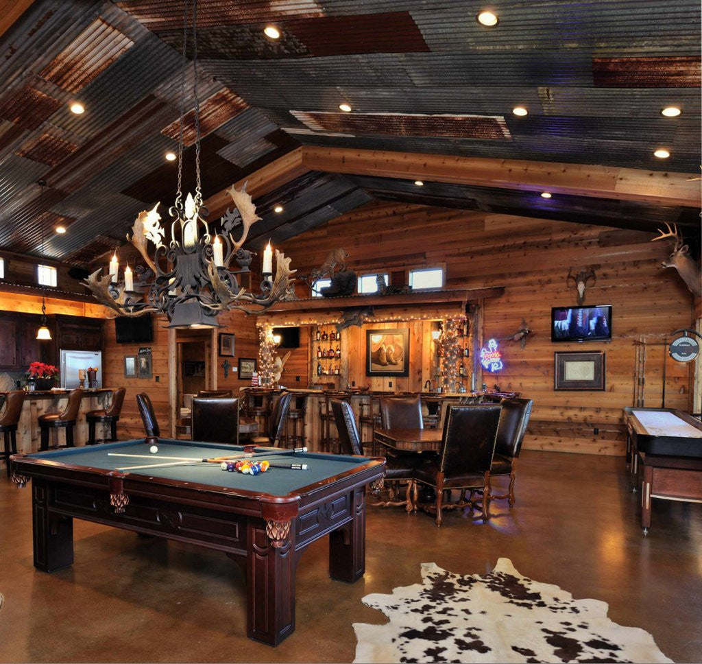 Tri Color Spotted Cowhide Rug - L