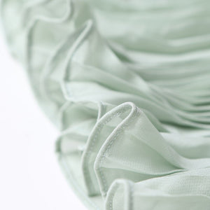 Silk Sweet Mint Green Tunic Dresses