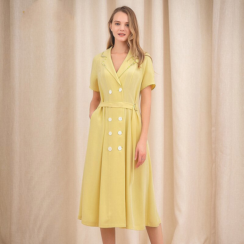Wrapped Double-belt Metal Ring Strap Waist Belt Waist Dress