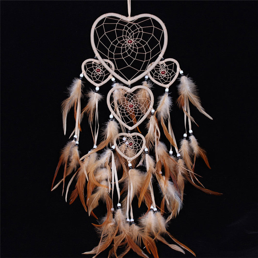 Vintage Dream Catcher With Feather