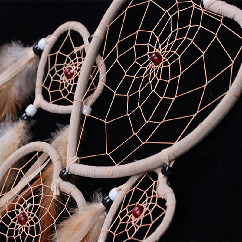 Vintage Dream Catcher With Feather