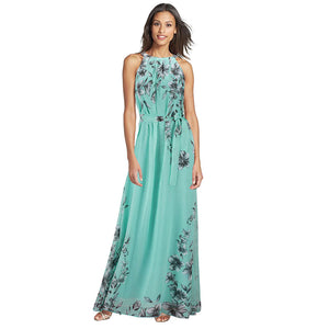 Open image in slideshow, Women Lady Sexy Summer Boho Long Maxi Evening Party Beach Dresses Chiffon Dress
