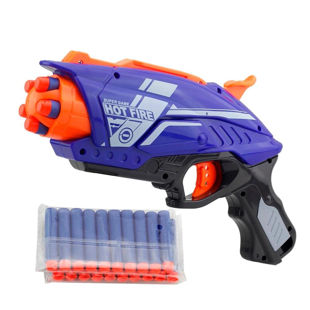 Elite Blaster With 20pcs Soft EVA Sucker Bullet Kids Gun