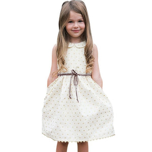 Summer Toddler Kids Baby Girls Sleeveless Dress
