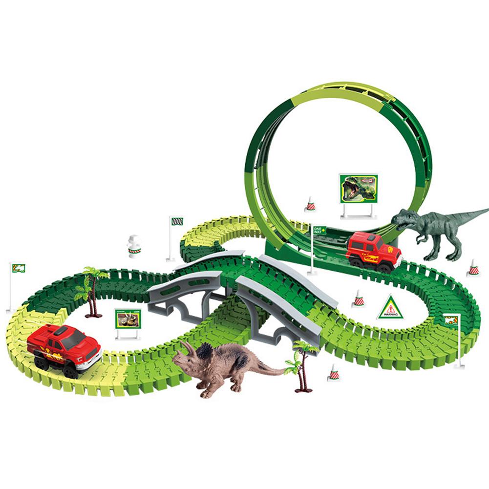 Magical Assemble Dinosaur World Car And Track