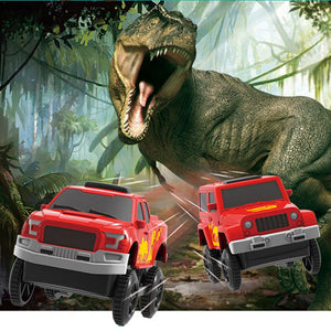 Magical Assemble Dinosaur World Car And Track