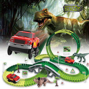 Magical Assemble Dinosaur World Car And Track