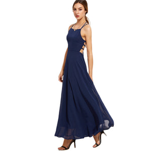 Elegant Spaghetti Strap Party Dress