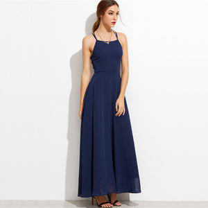 Elegant Spaghetti Strap Party Dress