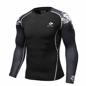 Open image in slideshow, Bodybuilding Skin Tight Long Sleeves Jerseys Clothings
