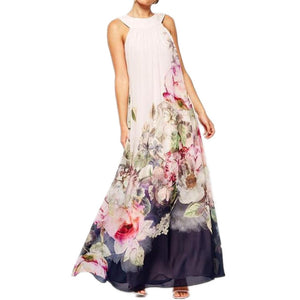 Open image in slideshow, Woman Boho Sleeveless Long Dress
