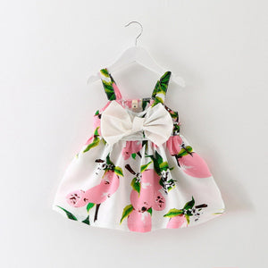 Open image in slideshow, Lemon Print Baby Girls Slip Dress
