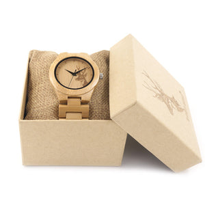 Open image in slideshow, Deer Wooden Wrist Watch for Women
