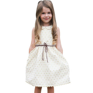Open image in slideshow, Summer Toddler Kids Baby Girls Sleeveless Dress

