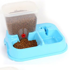 Open image in slideshow, Plastic Pets Automate Feeder Bowl Cats Dogs Feeding Blows Water Food Storage Convenient Pet Products Accessories Tools
