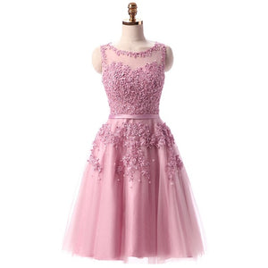 Open image in slideshow, Embroidery With Beaded Perspective Backless Party Robe Dresses
