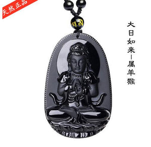 Open image in slideshow, Buddha Lucky Amulet Pendant Necklace For
