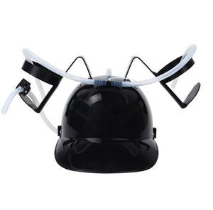Open image in slideshow, Beer Soda Can Straw Holder Drinking Hard Hat Helmet
