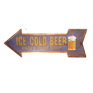Open image in slideshow, This Way Beer Zone Arrow Wall Sticker
