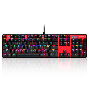 Open image in slideshow, PRO | GAMER &quot;INFLICTOR&quot; MOTOSPEED INFLICTOR GAMING KEYBOARD SWITCHES BACKLIT RGB ERGONOMICS LED LIGHT PROFESSIONAL
