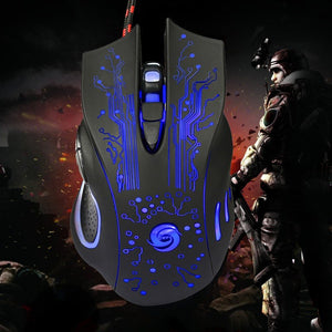 Open image in slideshow, FREE GAMER GIVEAWAY PRO | GAMER 3200DPI LED OPTICAL 6D USB WIRED GAMING GAME MOUSE
