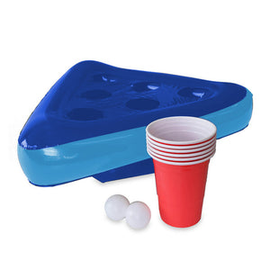 Open image in slideshow, Pool and Beach Inflatable Beer Pong Table
