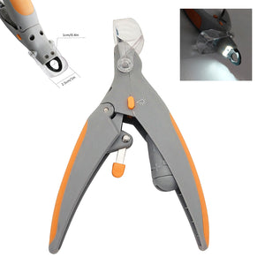 Professionals Pet Dog Cat Nail Clippers Trimmer With Led Light