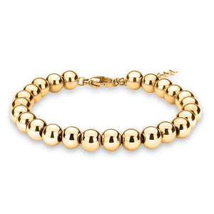 Open image in slideshow, Hot Trendy Silver/Rose/18K Gold Filled 316L Stainless Steel Beads Bracelets Female Women Bangles Wholesale Jewelry Factory Price
