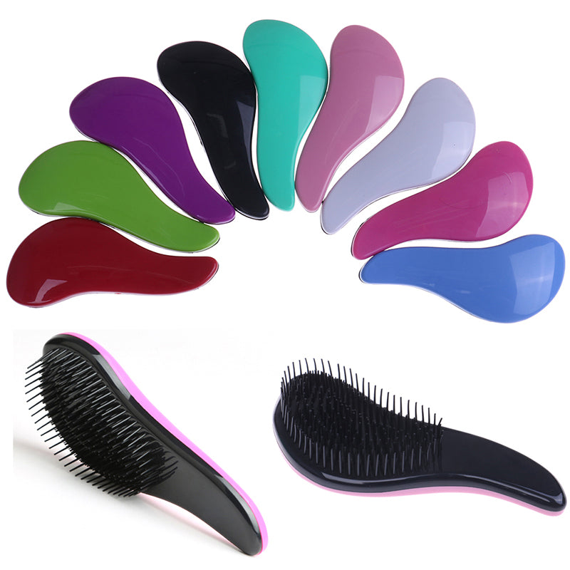 Babis Gentle Anti-static Tangle Wet Dry Bristles Handle Tangle Curly Hair Brush