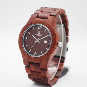 Open image in slideshow, UNISEX LUXURY BRAND LOVERS WOODEN WATCHES
