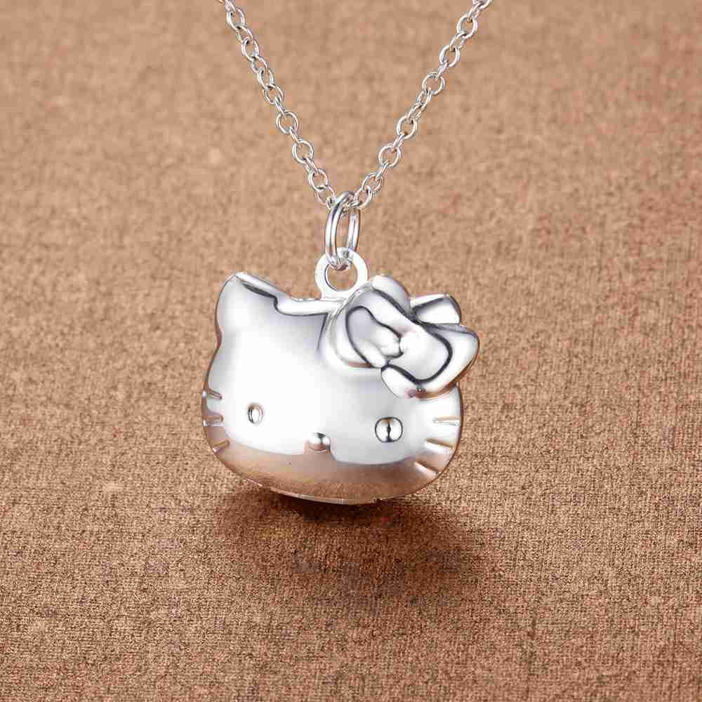 silver cat neckless fashion jewelry open necklace AN1350 New Fashion Hot Selling Vintage cat Shaped Pendant Necklace