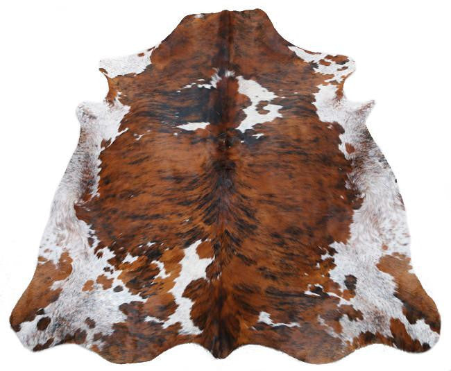 Tri Color Spotted Cowhide Rug - L