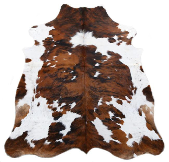 Tri Color Spotted Cowhide Rug - L