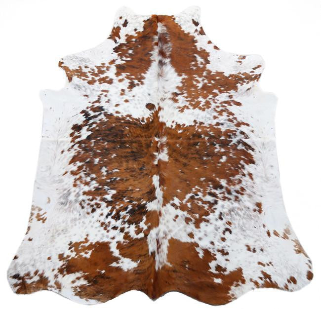 Tri Color Spotted Cowhide Rug - L